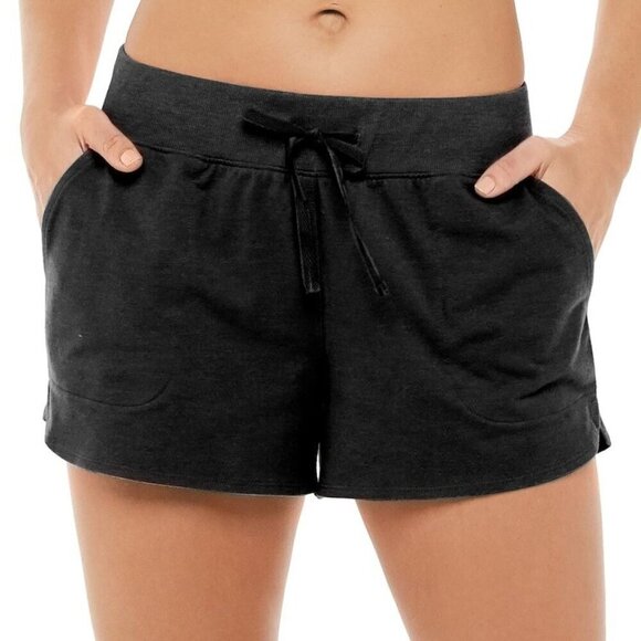 tek gear Pants - Tek Gear Essential Cotton Blend black mid rise elastic drawstring shorts NEW 2XL